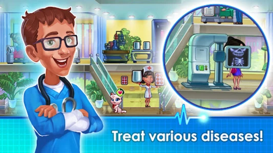 Clinic Dash Crazy Hospital скриншот